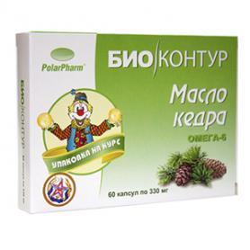 МАСЛО КЕДРОВОЕ БИОКОНТУР, 60 кп
