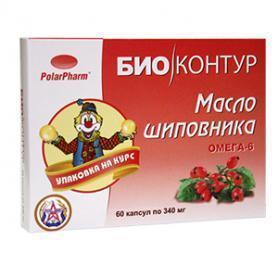 МАСЛО ШИПОВНИКА БИОКОНТУР, 60 кп